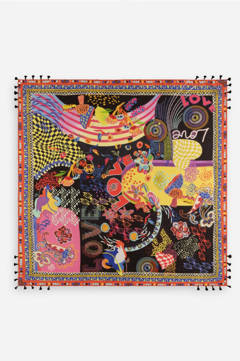 Johnny Was Silk Scarf - Jenny C93125-4