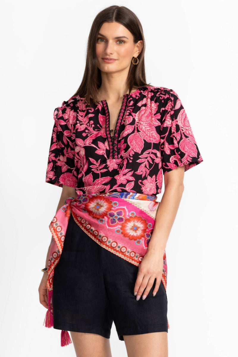 Johnny Was Silk Scarf - Kallie C93225-4 - Pre-Order June Delivery