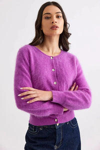 Mia Fratino Sierra Cardi in Electric Purple 25902