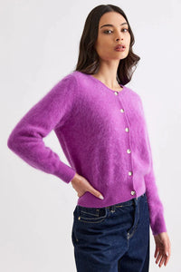 Mia Fratino Sierra Cardi in Electric Purple 25902
