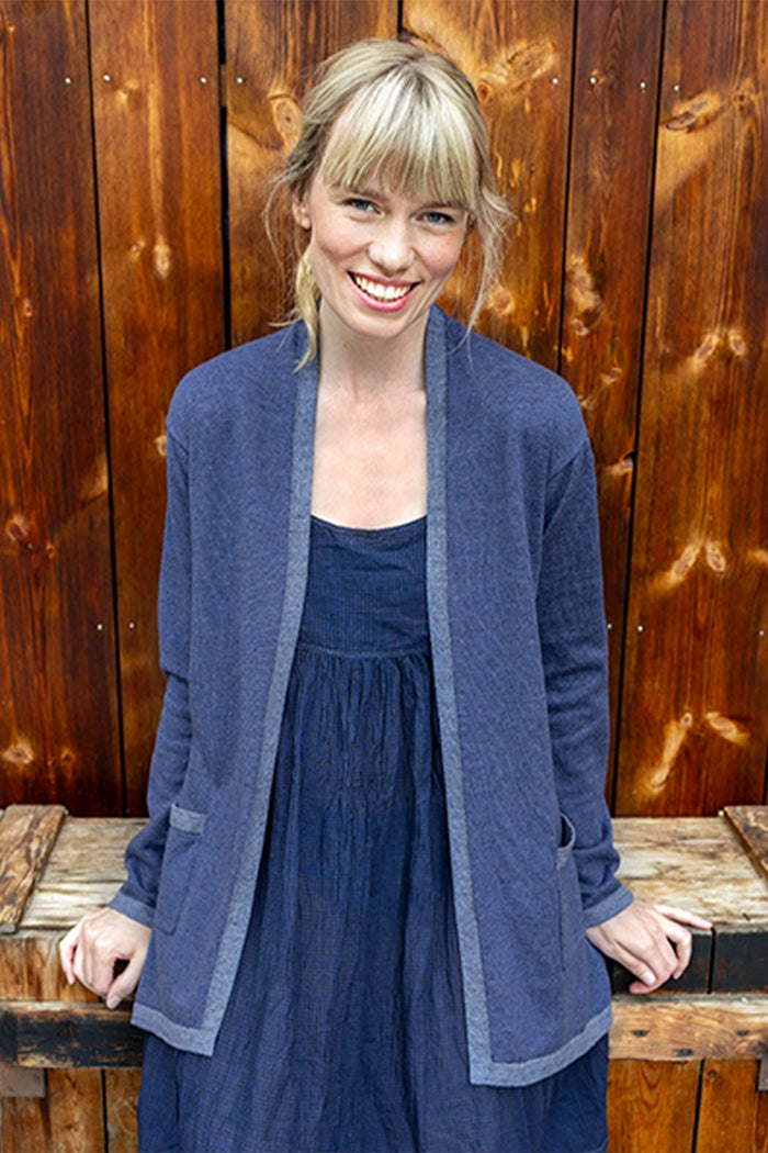 N.O.K Relaxed Fit Cardigan with Pocket Detail Nolly