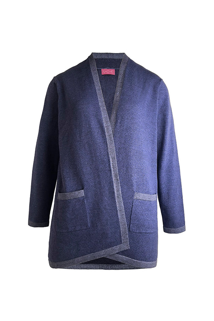 N.O.K Relaxed Fit Cardigan with Pocket Detail Nolly