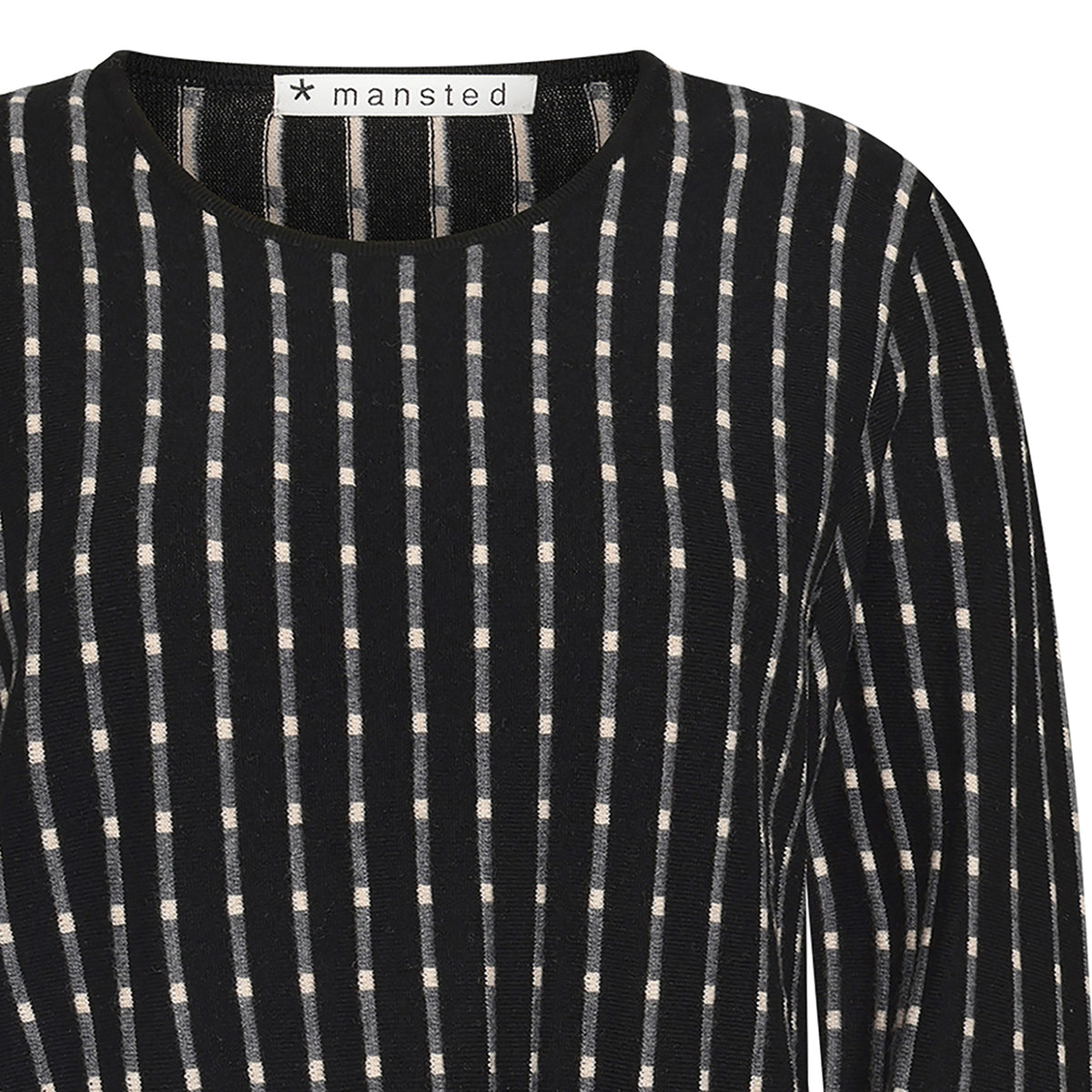 Mansted Penelope Morse Code Crew in Black