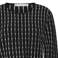 Mansted Penelope Morse Code Crew in Black