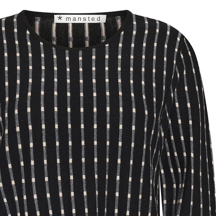 Mansted Penelope Morse Code Crew in Black