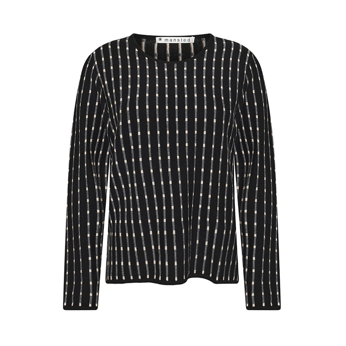 Mansted Penelope Morse Code Crew in Black