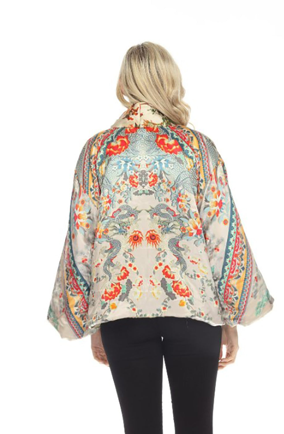 Johnny Was Petra Reversible Puff Kimono Coat C48521-0