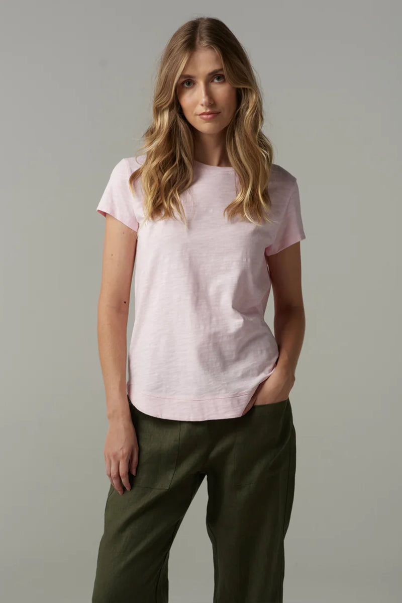 Goondiwindi Cloth +Paper+Scissors Shaped Hem Tee C13002