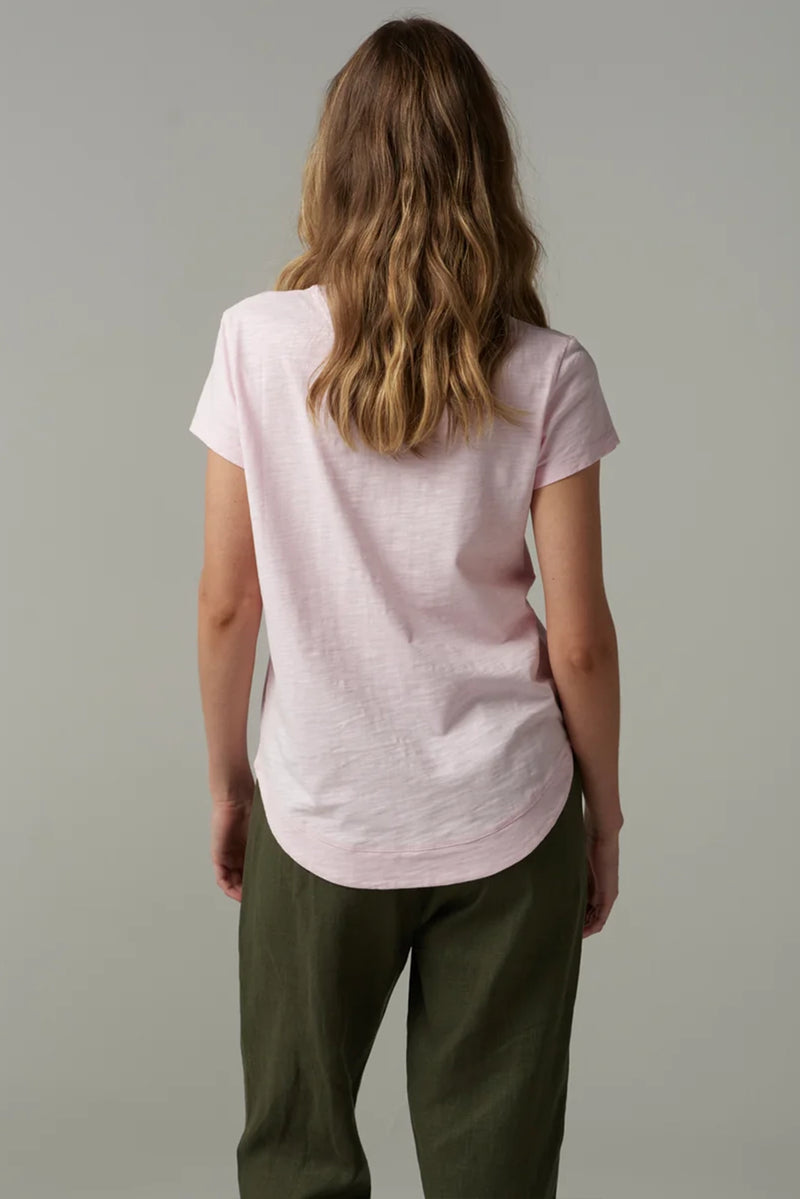 Goondiwindi Cloth +Paper+Scissors Shaped Hem Tee C13002