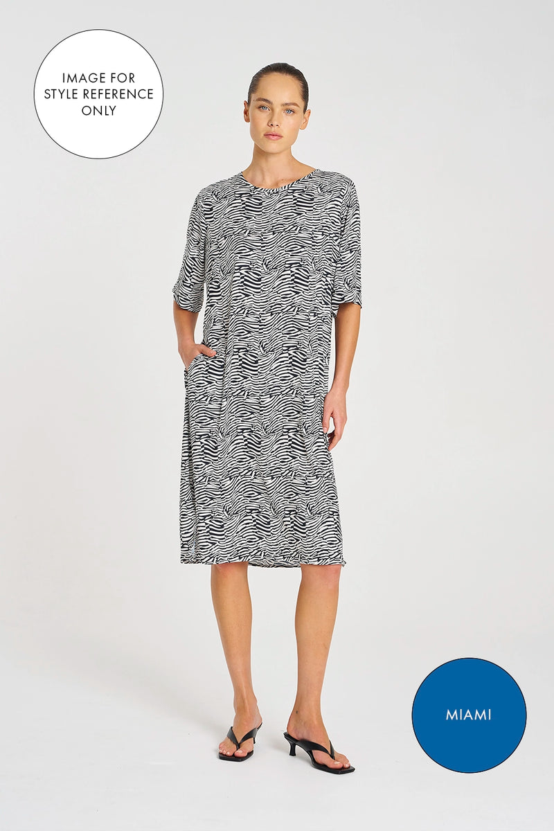 Mela Purdie Plaza Dress in Miami F67 3004 - Pre-Order September Delivery