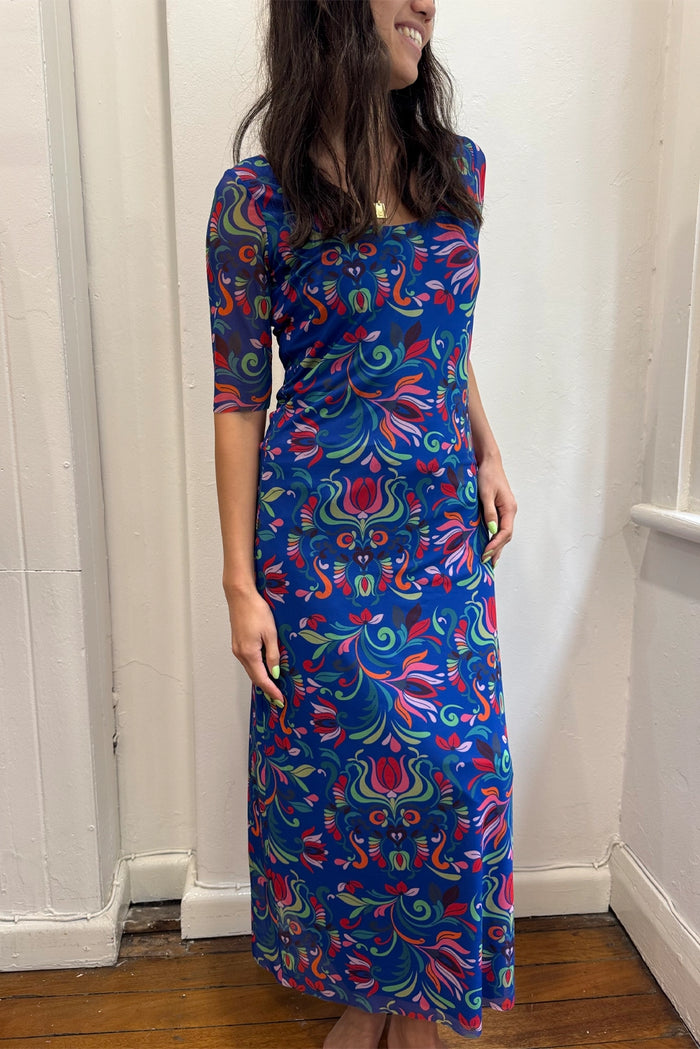 Johnny Was Maya Mesh Midi Dress R30325-O - Pre-Order December Delivery