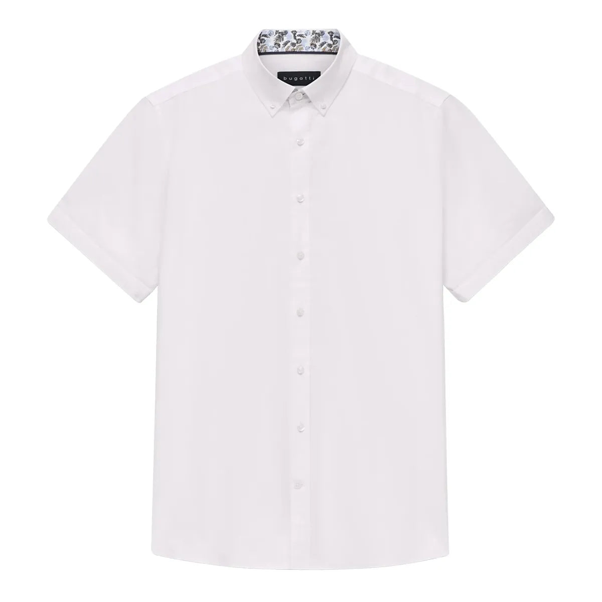 Bugatti S/S Shirt in White 9450-18331E-10