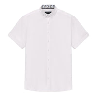 Bugatti S/S Shirt in White 9450-18331E-10