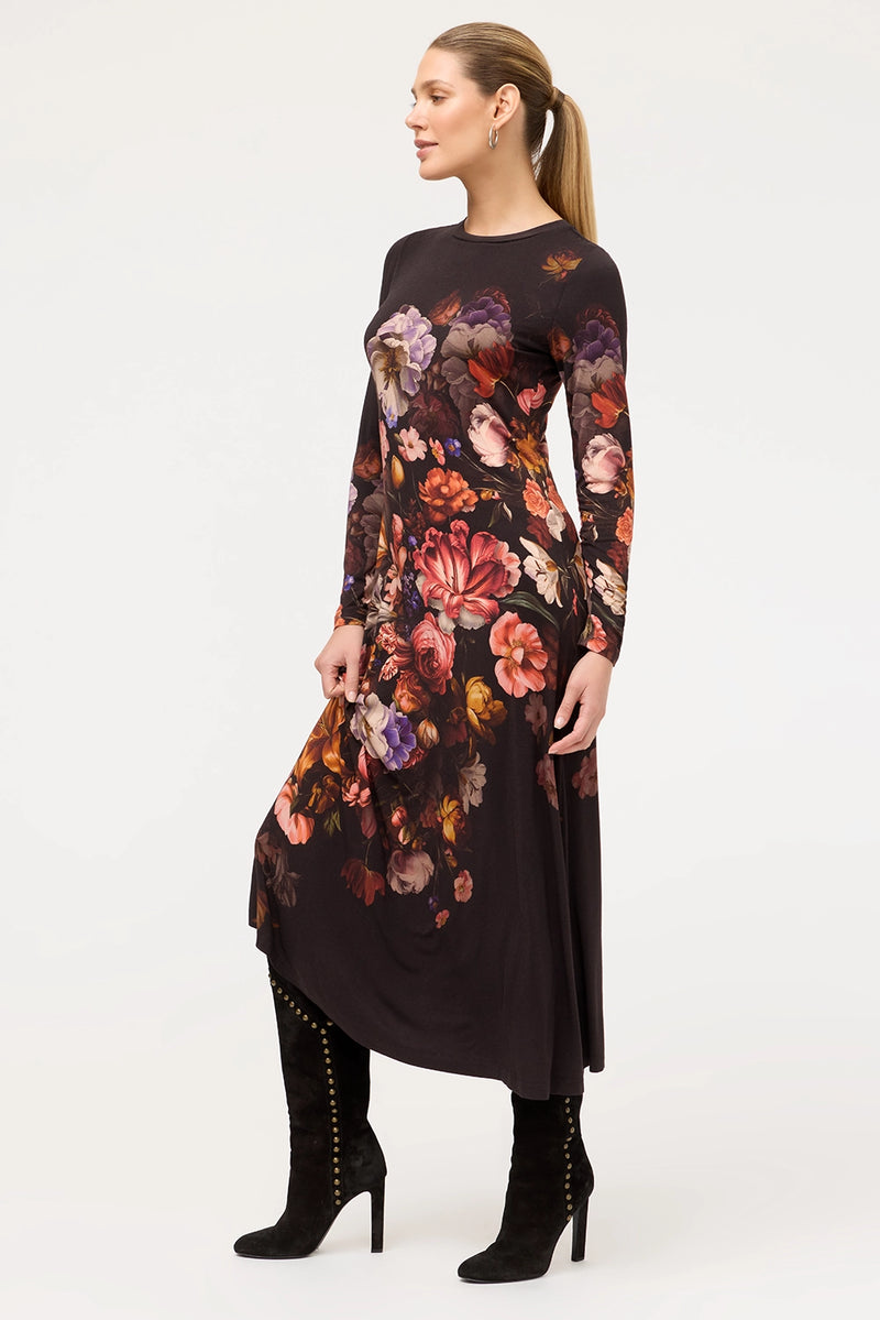 Johnny Was The Janie Favorite Long Sleeve Midi Dress- Beckett T30025-O - Pre-Order December Delivery