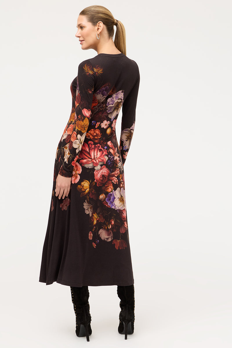 Johnny Was The Janie Favorite Long Sleeve Midi Dress- Beckett T30025-O - Pre-Order December Delivery