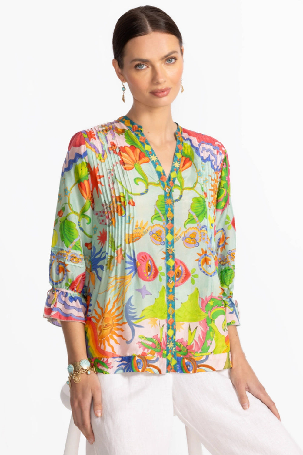 Johnny Was Vacanza Blouse C16425-5