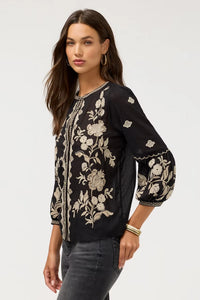 Johnny Was Scallop Sleeve Blouse - Soretta W15226-7