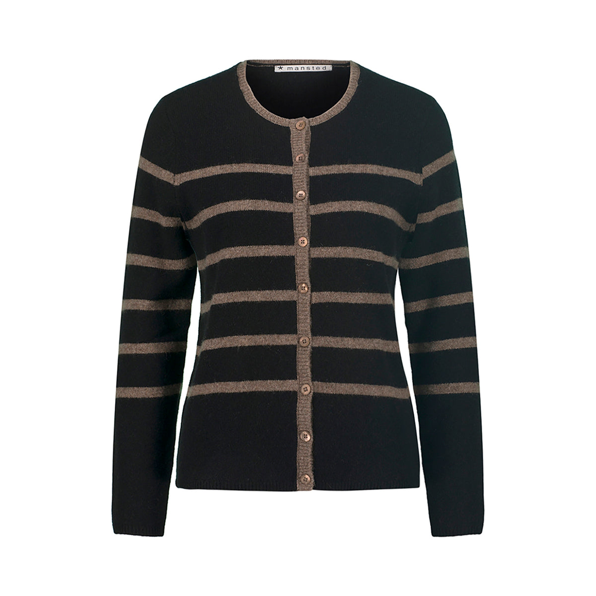 Mansted Zigge 100% Yak Cardigan in Black