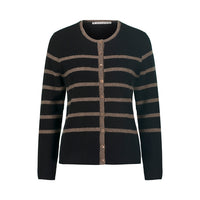Mansted Zigge 100% Yak Cardigan in Black