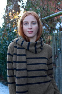 Mansted Zi 100% Yak Striped Wrap