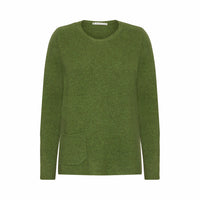 Mansted Zonora 100% Yak Pocket Crew in Grape