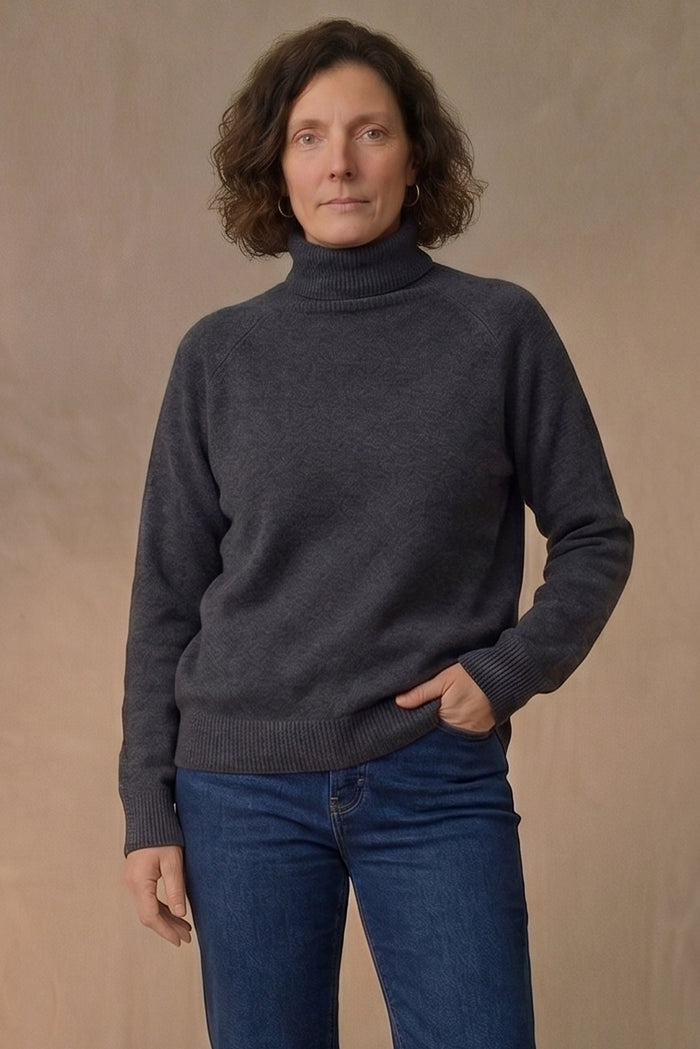Mansted Zoraja Yak Polo Tunic in Navy
