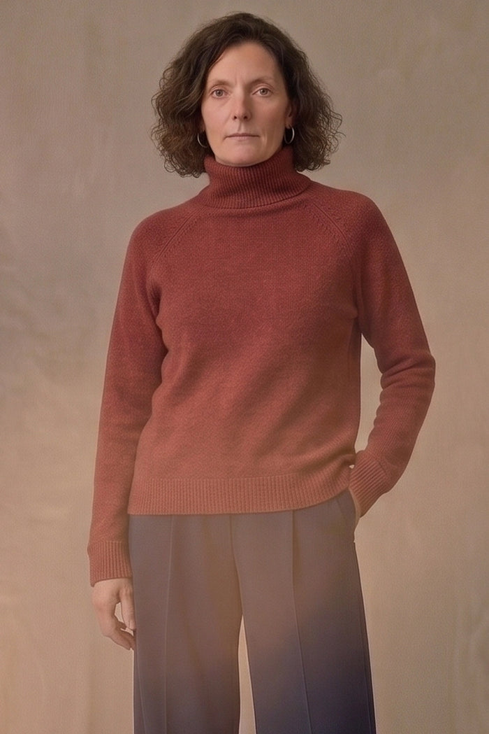 Mansted Zoraja Yak Polo Tunic in Spice