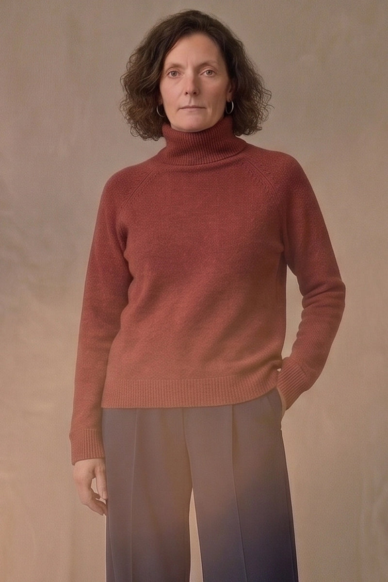Mansted Zoraja Yak Polo Tunic in Spice