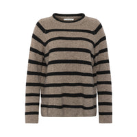 Mansted Zorel Stripe Yak Funnel Neck