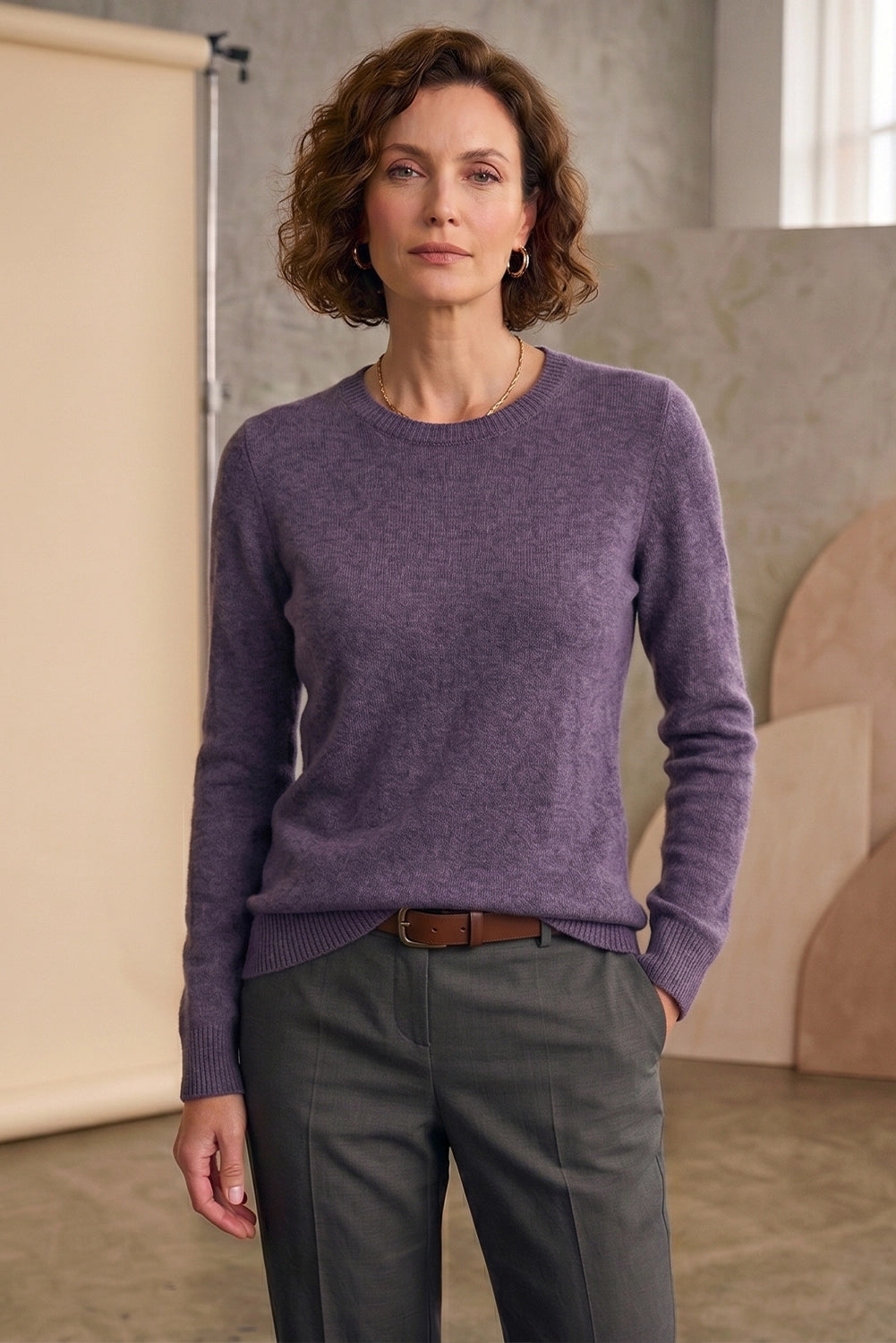 Mansted Zori Yak Crew in Plum