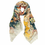 Dlux Pascal Large Flower's Scarf 93348