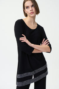 Joseph Ribkoff  Mesh Panel Tunic Jr224308