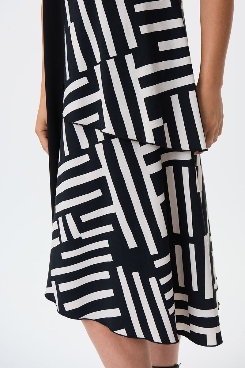 Joseph Ribkoff Contrast Stripe Dress jr231110