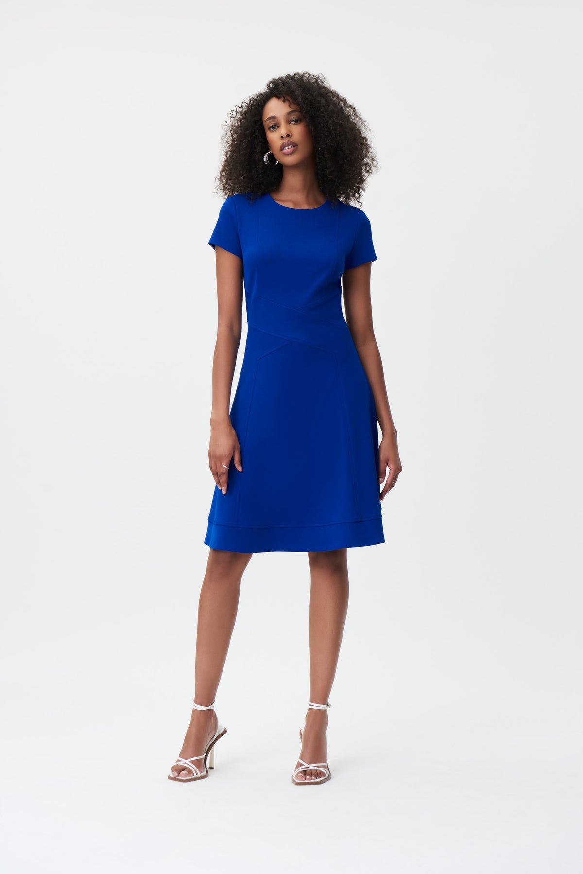 Joseph Ribkoff Cap Sleeve Fit and Flare Dress Jr232106