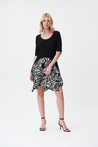 Joseph Ribkoff Solid & Printed Dress Jr232112