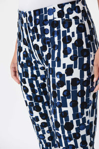 Joseph Ribkoff Dot Print Cropped Pull-On Pants Jr232263