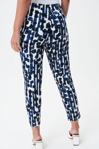 Joseph Ribkoff Dot Print Cropped Pull-On Pants Jr232263