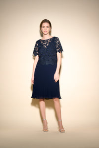 Joseph Ribkoff Chiffon Pleated Dress Jr233707