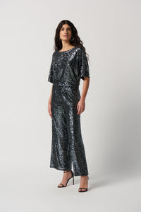 Joseph Ribkoff Sequin Pull-On Culotte Pants Jr234215