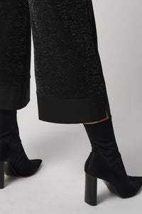 Joseph Ribkoff Metallic Knit Pull-On Culotte Pants Jr234274