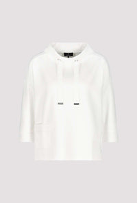 Monari Sweatshirt With Standup Collar M407422 in Off White