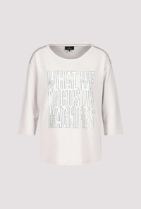 Monari  Printed Round Neck T Shirt M407490
