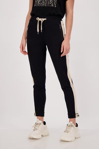 Monari Drawstring Pants with Side Stripe M407502