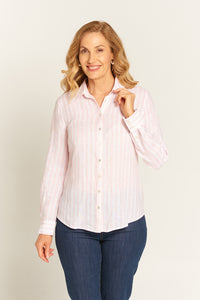 Goondiwindi Cotton Stripe Classic Fit Shirt 4279-99-W23