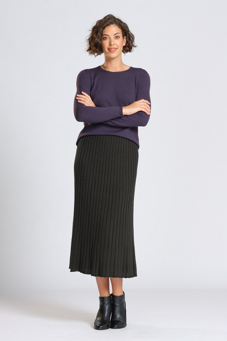 Optimum Flared Knit Skirt O6870