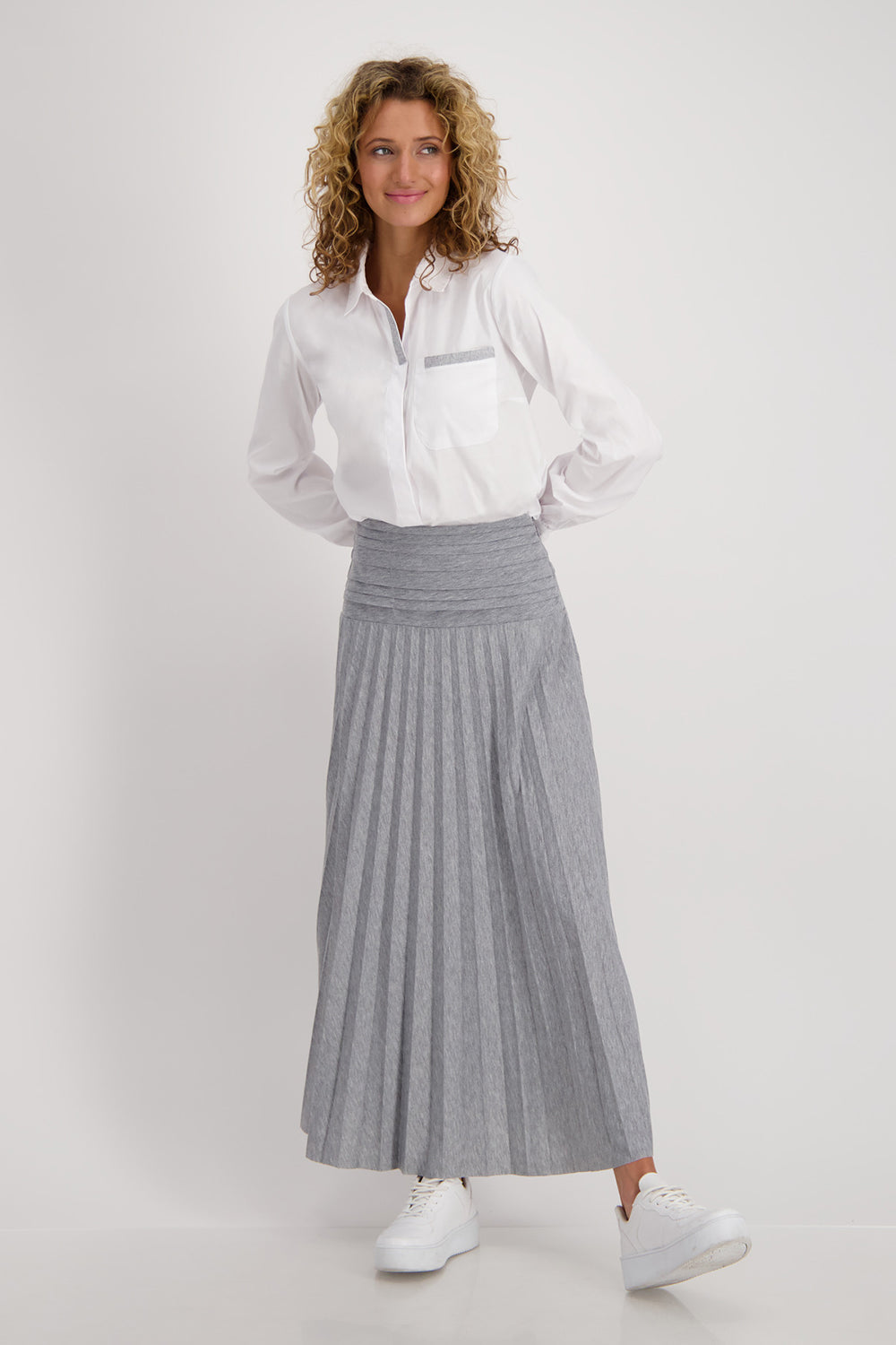 Monari Jersey Knit Maxi Skirt M806174