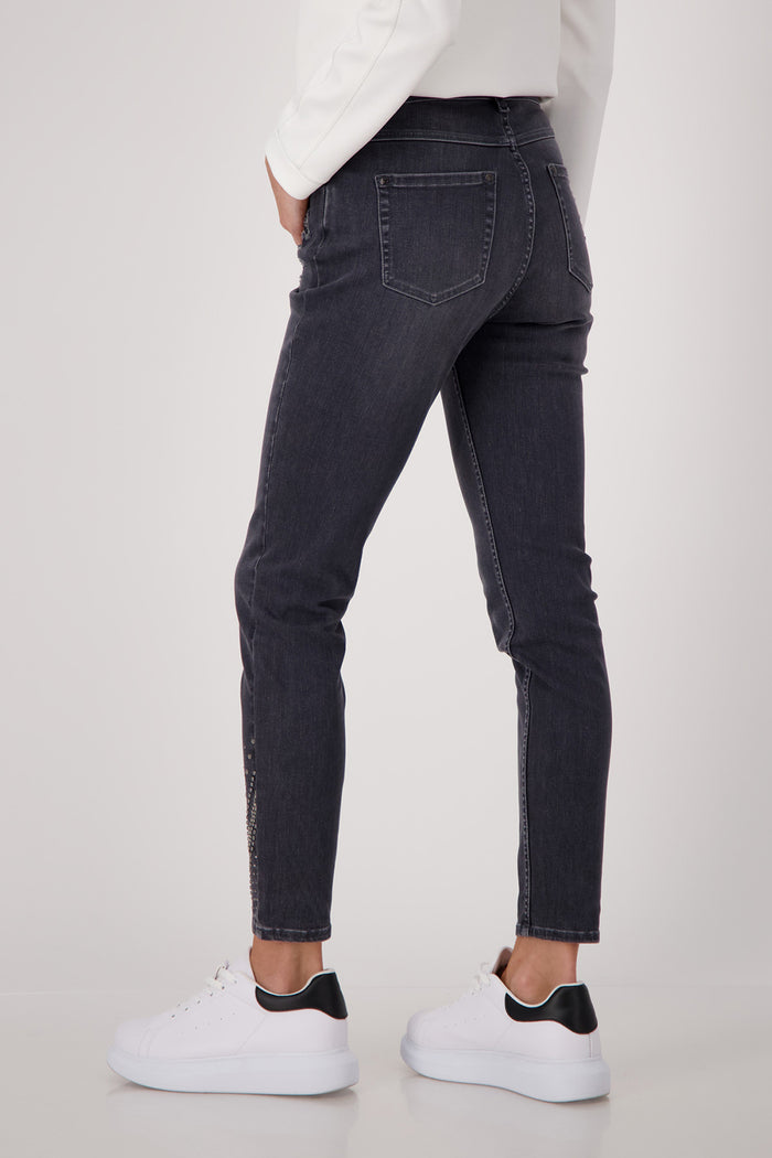 Monari Jeans with Rhinestone Feature M806563