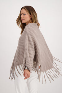 Monari Poncho with Fringes M806589