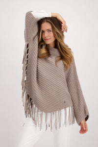 Monari Poncho with Fringes M806589