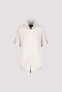 Monari Knitted Jacket with Stand Up Collar M806676